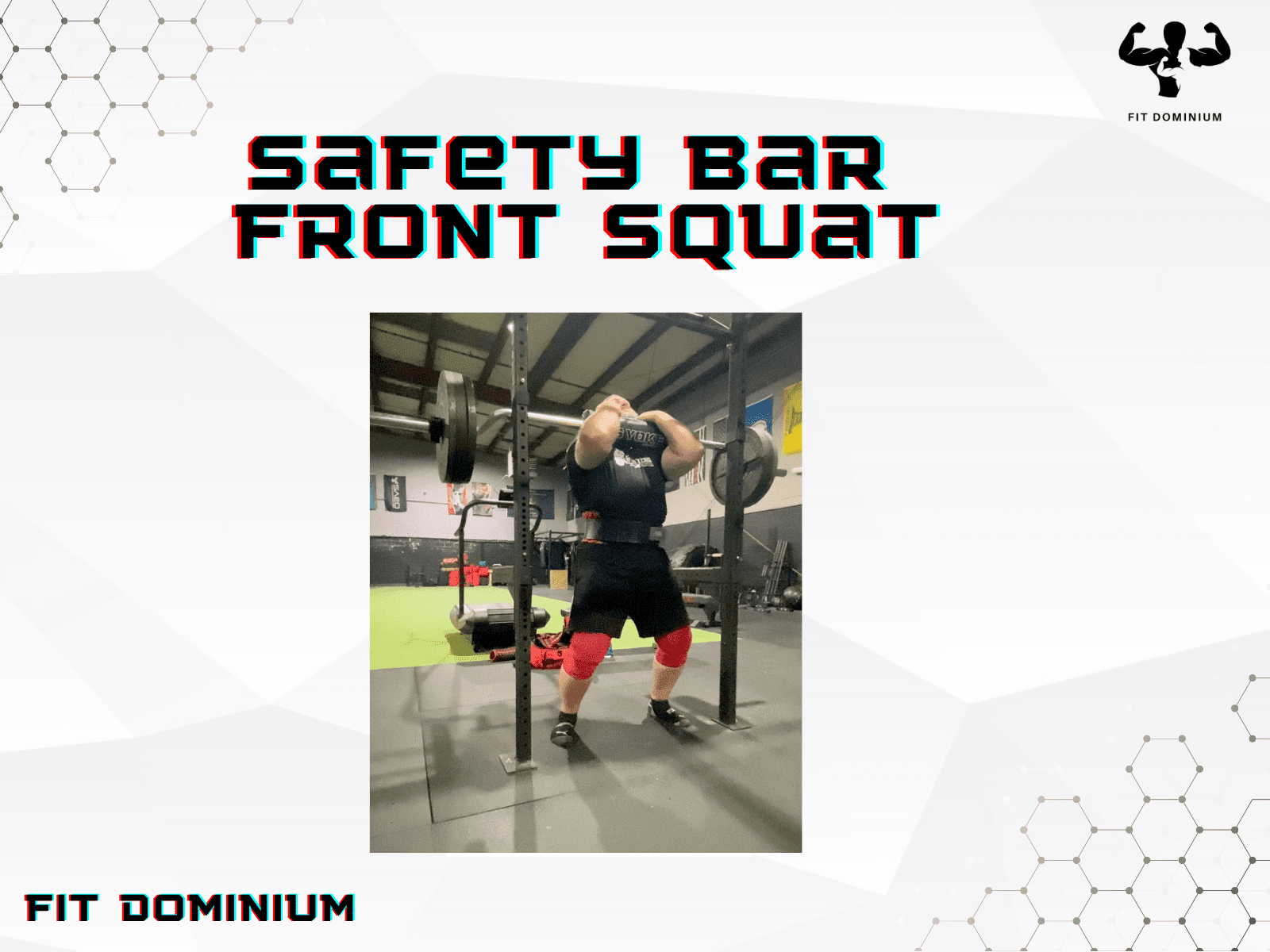safety bar front squat