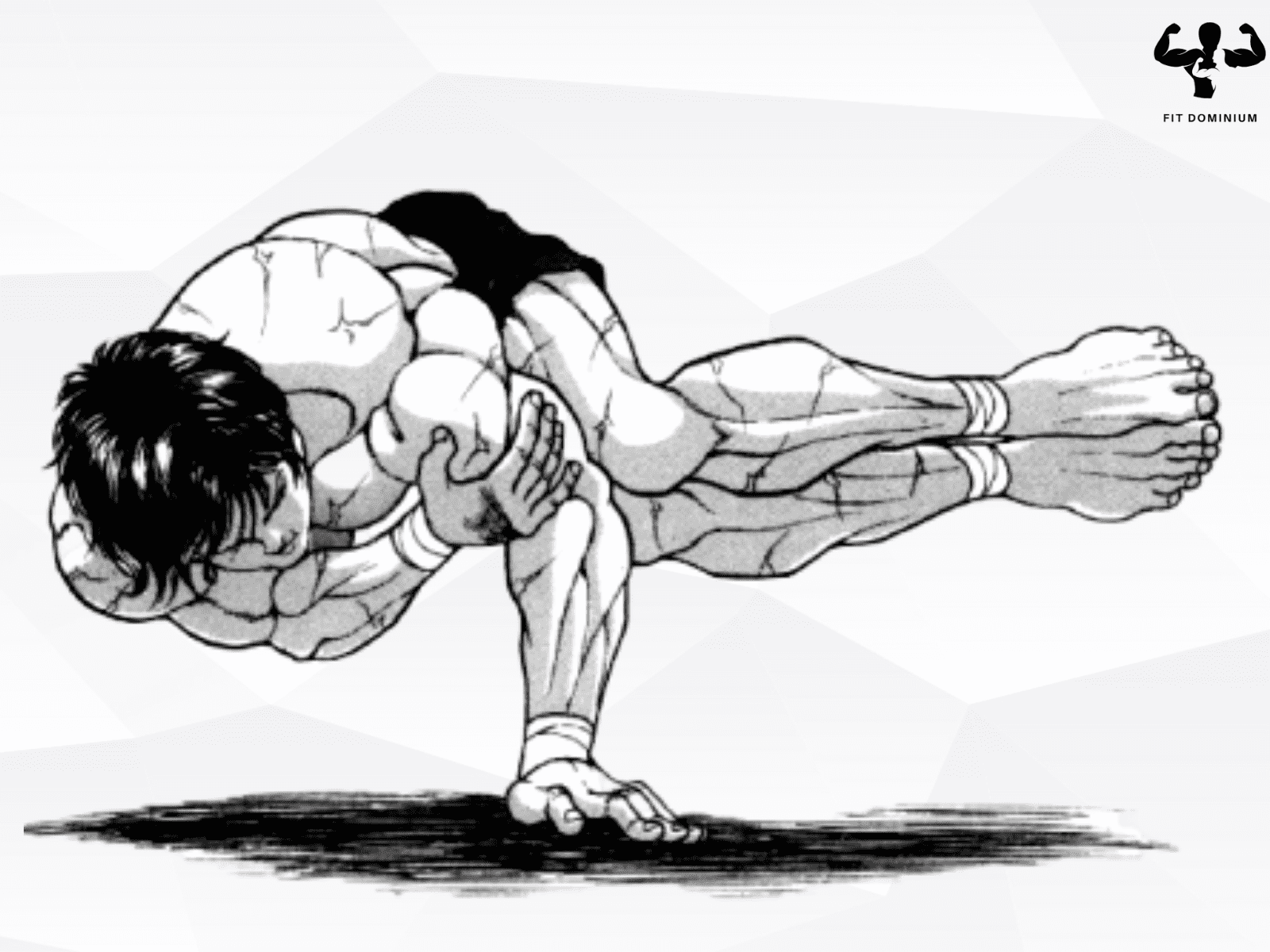 baki workout pose