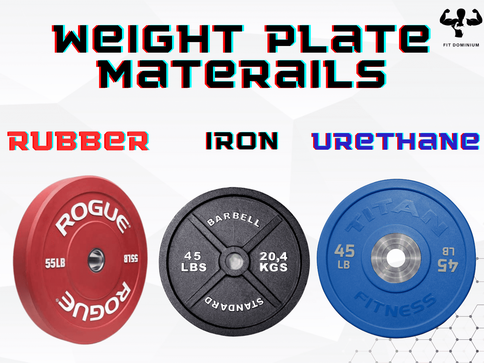 common weight plate materials explained