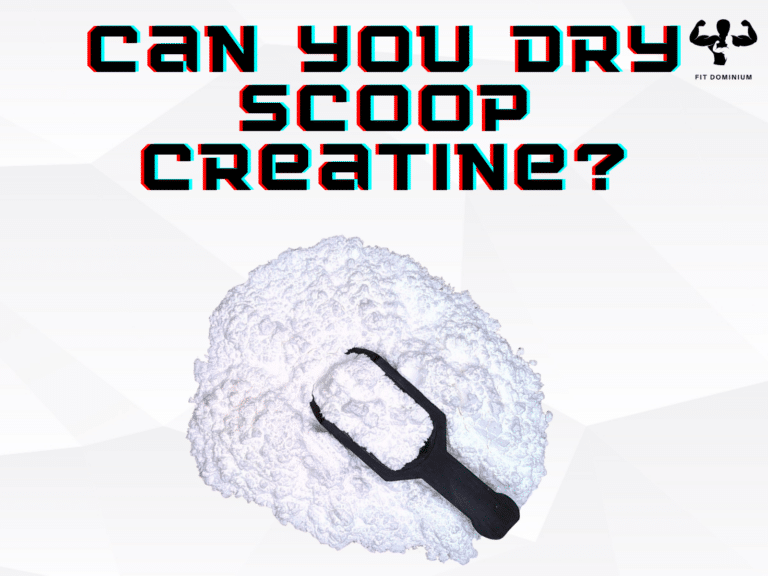 can you dry scoop creatine