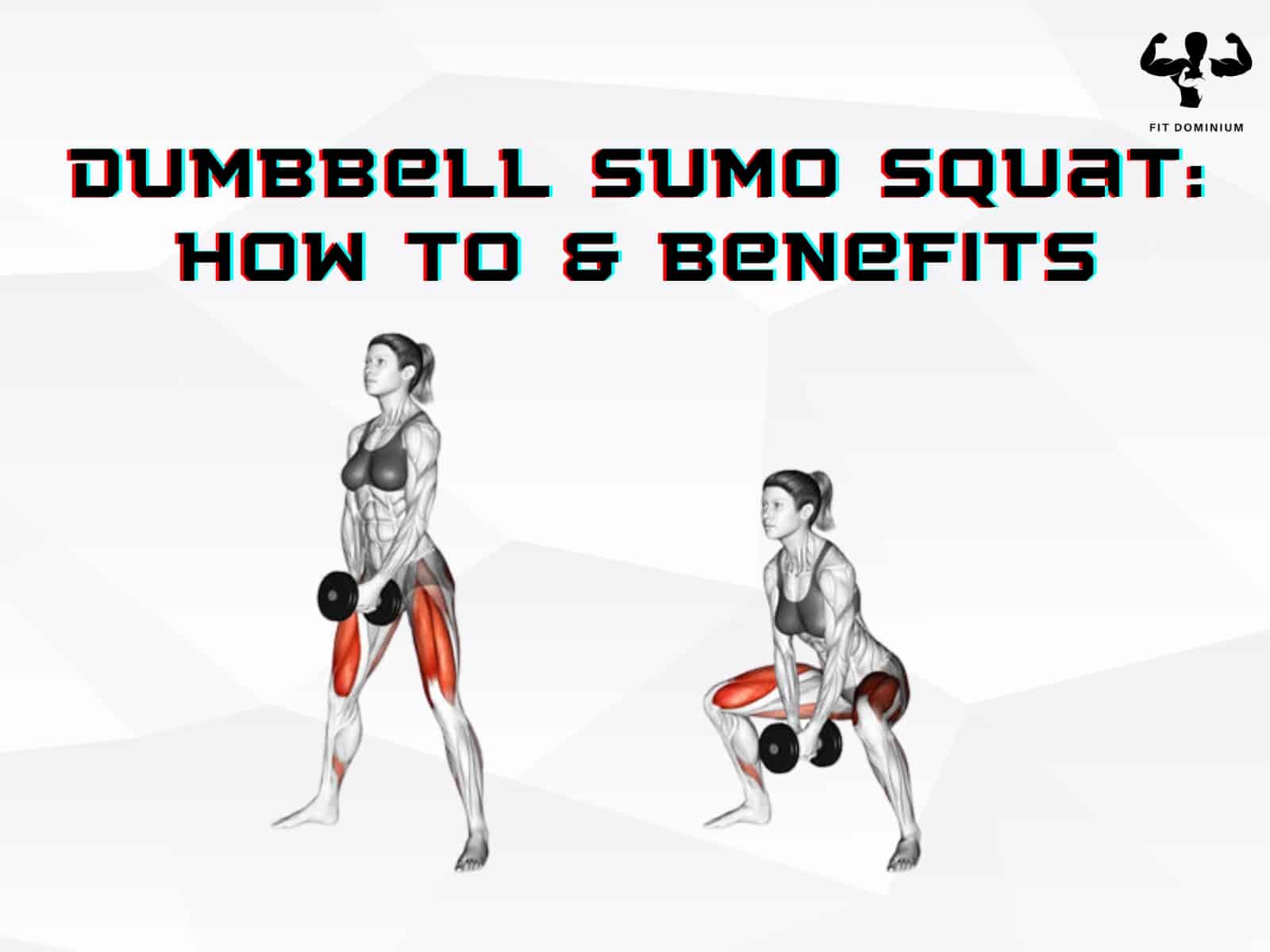 dumbbell sumo squat