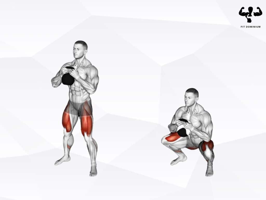 muscles worked by dumbbell sumo squat
