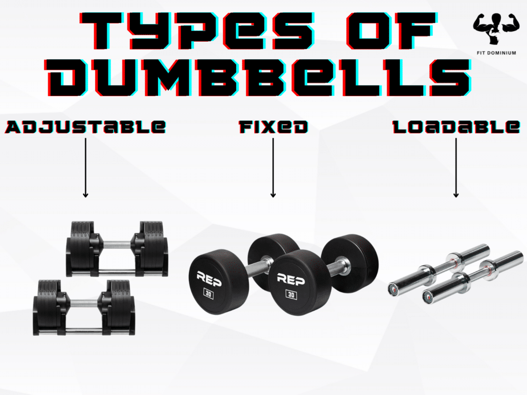 types of dumbbells