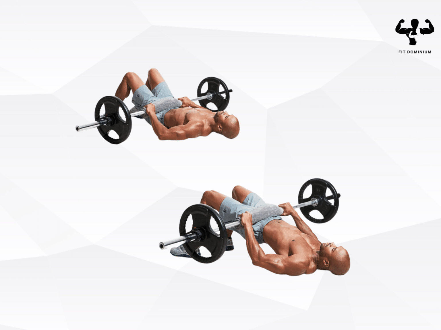 Barbell Glute Bridge How To And Benefits Fitdominium 2193