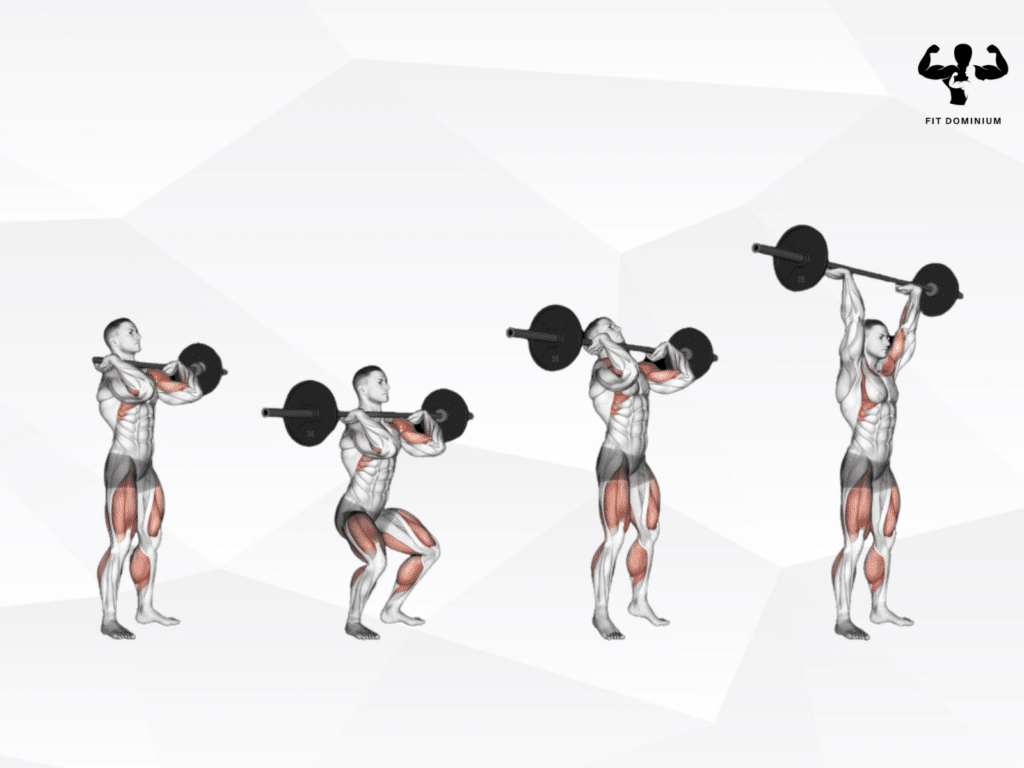 how to do barbell push press