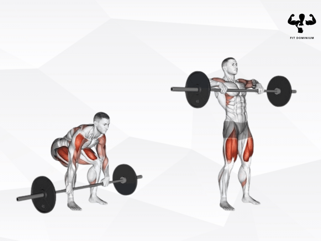 how to do barbell high pulls