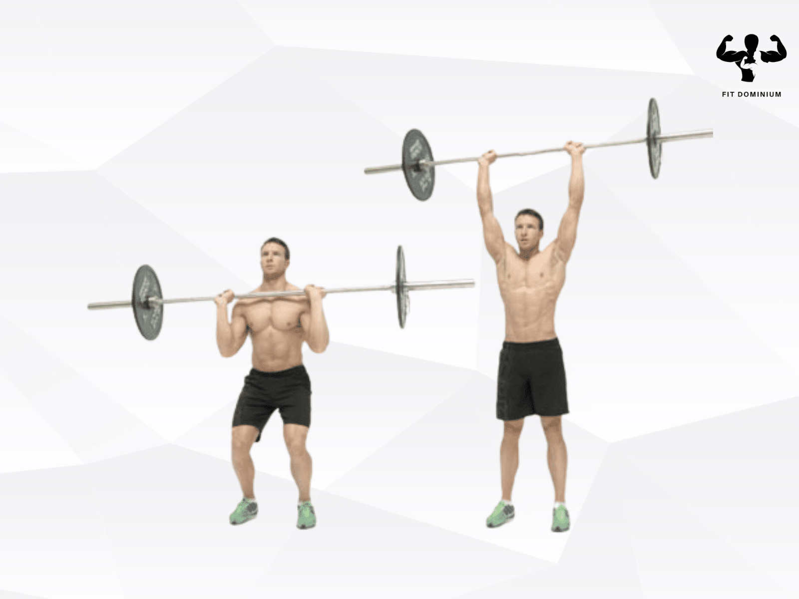 Barbell Push Press How To And Benefits Fitdominium 