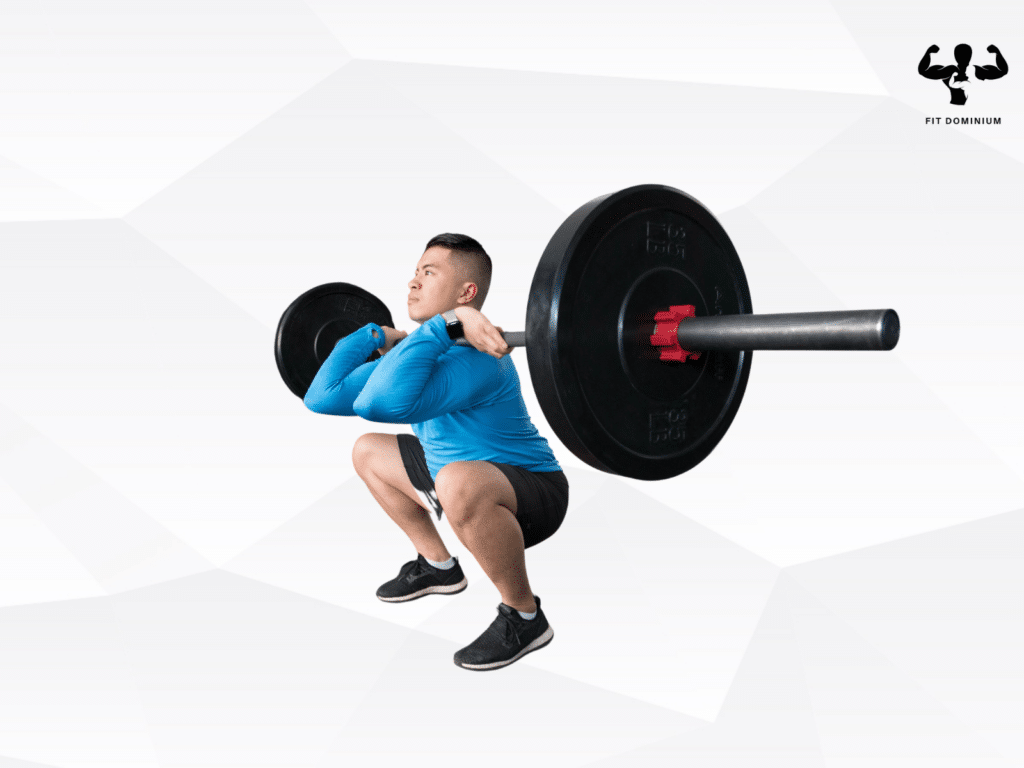 how to the barbell front squat